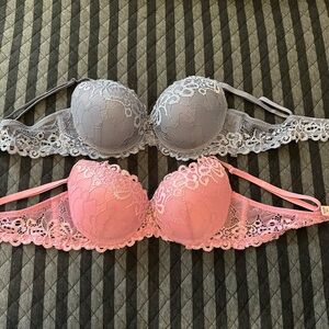 Juicy Couture Bra Set - Pink & Gray